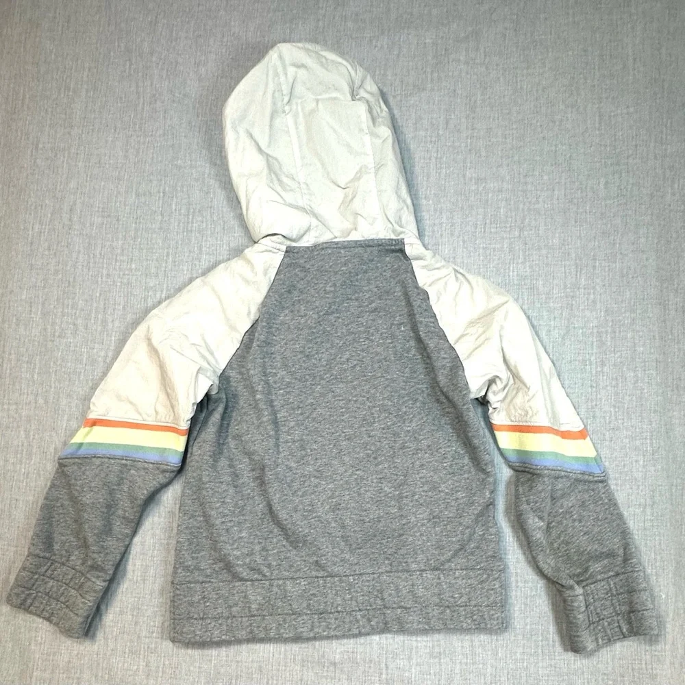Nike Kids Hoodie with Retro Rainbow Stripes - Picture 2 of 11
